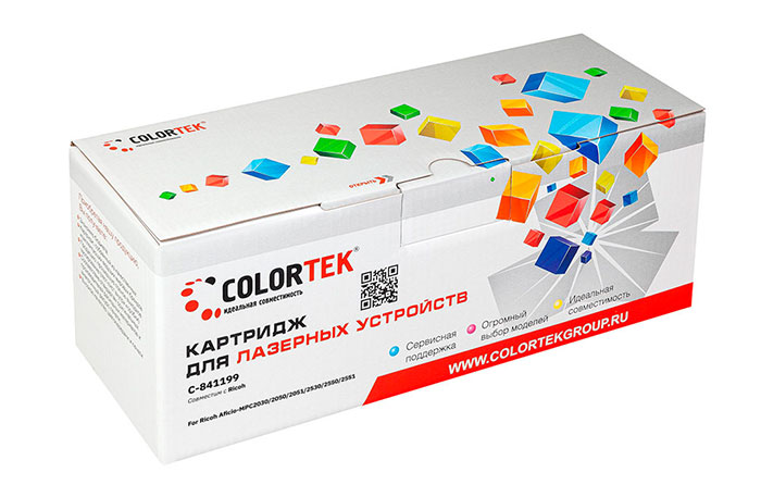 

Картридж лазерный Colortek CT-841199 (MPC2550E/841199), желтый, 5500 страниц, совместимый для Ricoh Aficio MPC2030/MPC2050/MPC2051/MPC2530/MPC2550/MPC2551