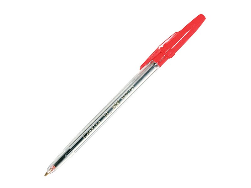Ручка шариковая Corvina 40163/03, красный, пластик, колпачок (40163/03)