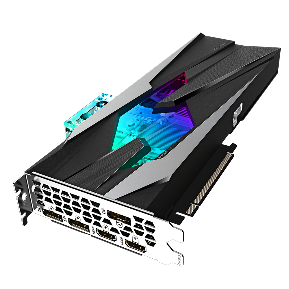 

Видеокарта GIGABYTE NVIDIA GeForce RTX 3080 GAMING OC WATERFORCE WB, 10Gb DDR6X, 320bit, PCI-E, 2HDMI, 3DP, Retail (GV-N3080GAMINGOC WB-10GD LHR), GAMING OC WATERFORCE WB