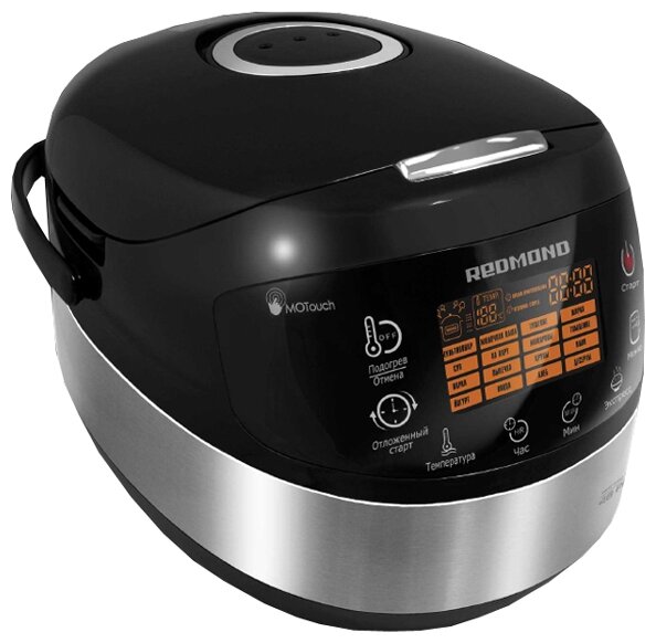 

Мультиварка Redmond multiPRO M90 5 л, 860 Вт, серебристый,черный (RMC-M90), M90