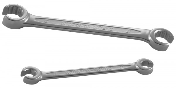 

Ключ гаечный комбинированный разрезной 21x23 мм, CrV, кованый, Jonnesway W242123 (47973), W242123