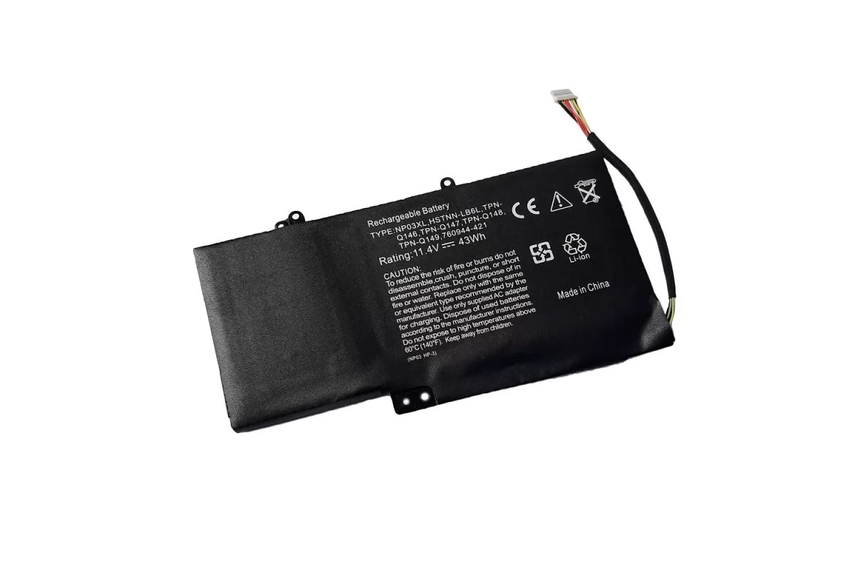 

OEM Аккумулятор для ноутбука HP Envy X360 15, Pavilion 13-a000 Series. 11.4V 3720mAh PN: NP03XL(HP13-OR(2)), Черный, HP13-OR