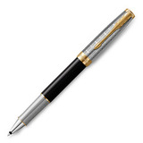 

Ручка роллер Parker Sonnet Premium T537, черный, металл, колпачок, подарочная упаковка (2119786), T537