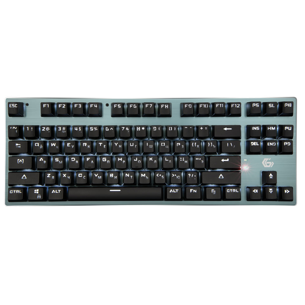 

Клавиатура беспроводная Gembird KBW-G540L, механическая, Outemu, подсветка, Bluetooth / USB, черный/серебристый (KBW-G540L), KBW-G540L