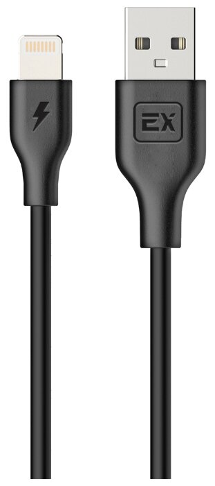 

Кабель USB 2.0(Am)-Lightning 8-pin(m), 1м, черный Exployd Classic EX-K-482 (EX-K-482), EX-K-482