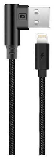 

Кабель USB 2.0(Am)-Lightning 8-pin(m), 1м, черный Exployd Classic EX-K-512 (EX-K-512), EX-K-512