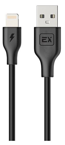 

Кабель USB 2.0(Am)-Lightning 8-pin(m), 2м, черный Exployd Classic EX-K-488 (EX-K-488), EX-K-488