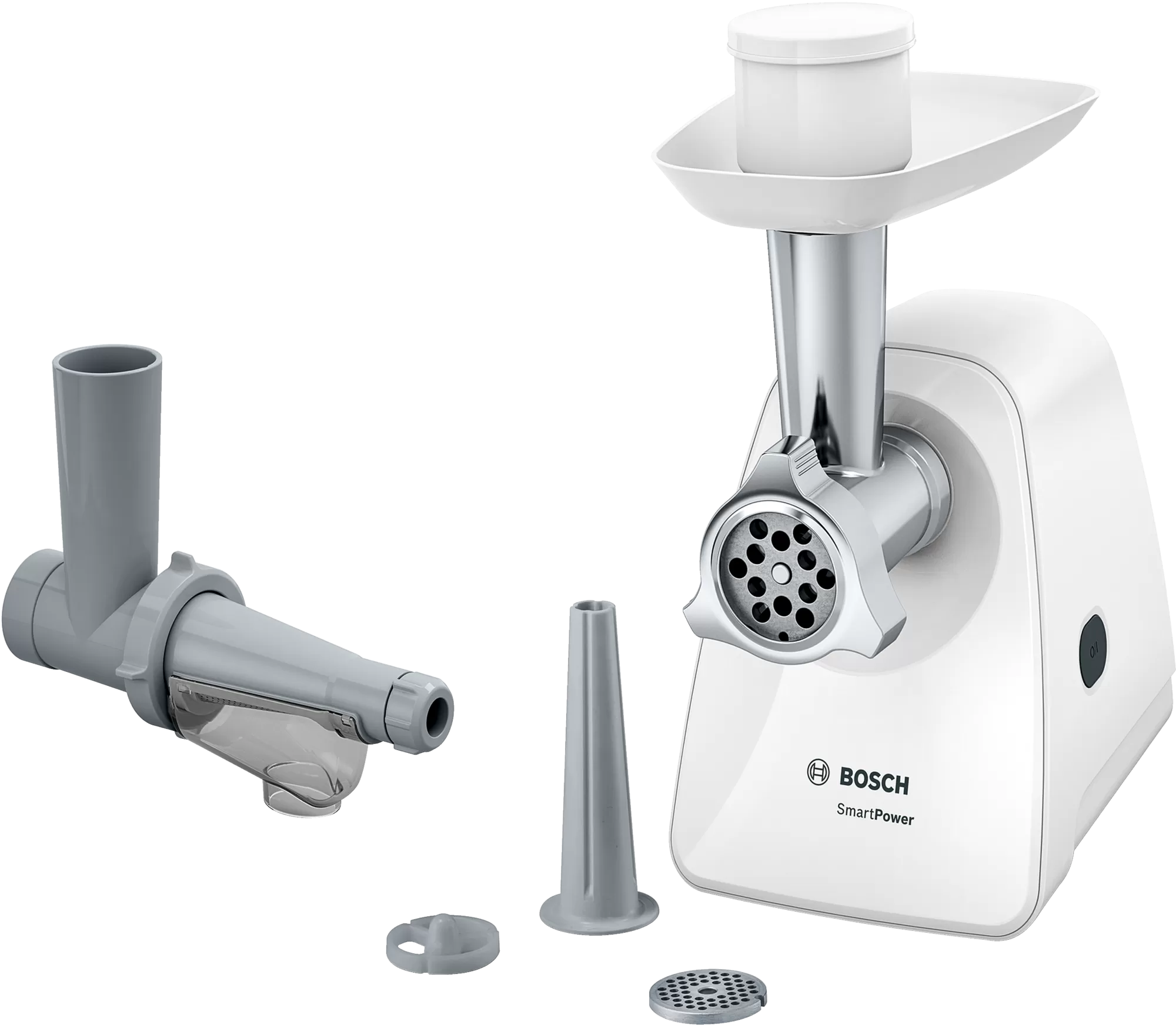 Электрическая мясорубка Bosch MFW2515W, 1.5 кВт, 1.7 кг/мин