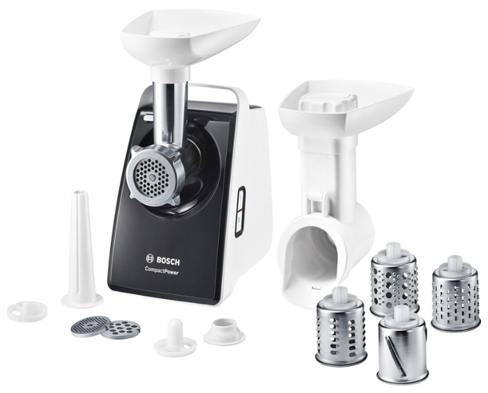 

Электрическая мясорубка Bosch MFW3640A 1600Вт, 1.9 кг/мин, белый (MFW3640A), MFW3640A