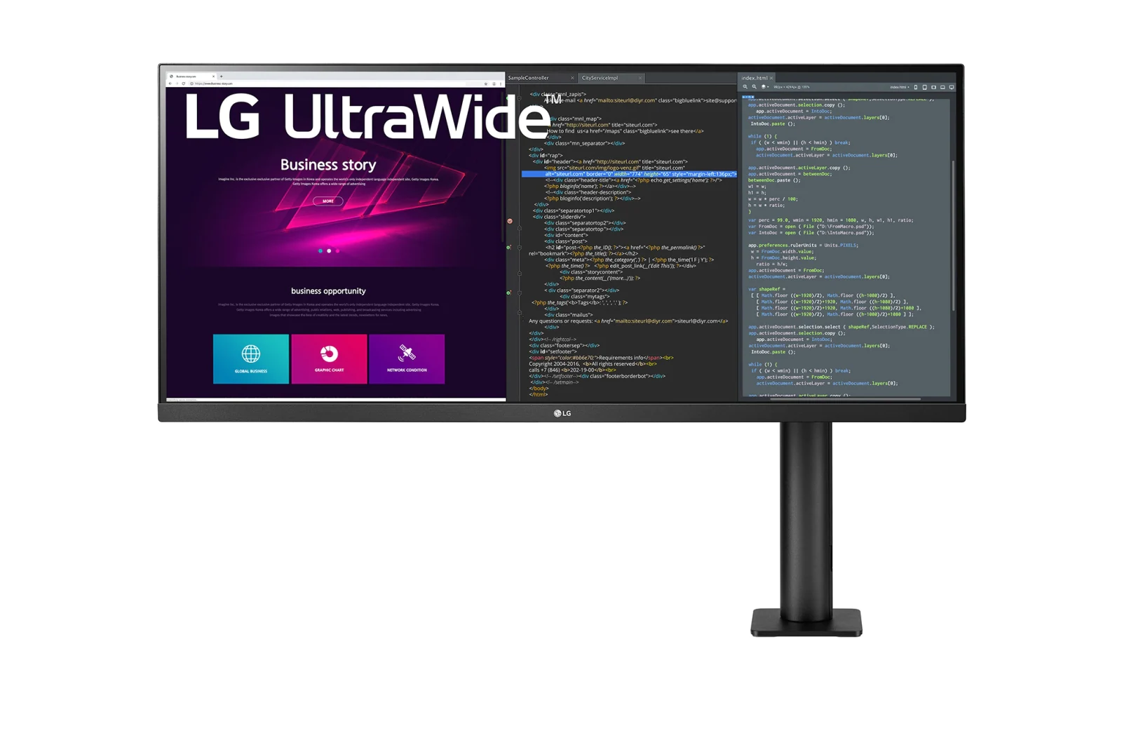 

Монитор 34" LG UltraWide 34WN780-B IPS, 3440x1440 (21:9), 300кд/м2, 5мс, 178°/178°, FreeSync, HDMI, DisplayPort, USB-Hub, черный (34WN780-B.ARUZ), 34WN780-B