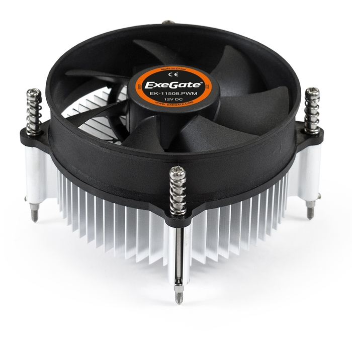 

Кулер для процессора Exegate EK-11508.PWM для Socket/115x/1200, 90 мм, 2600rpm, 23.5 дБА, 75 Вт, 4-pin PWM, Al (EX286141RUS), EK-11508.PWM