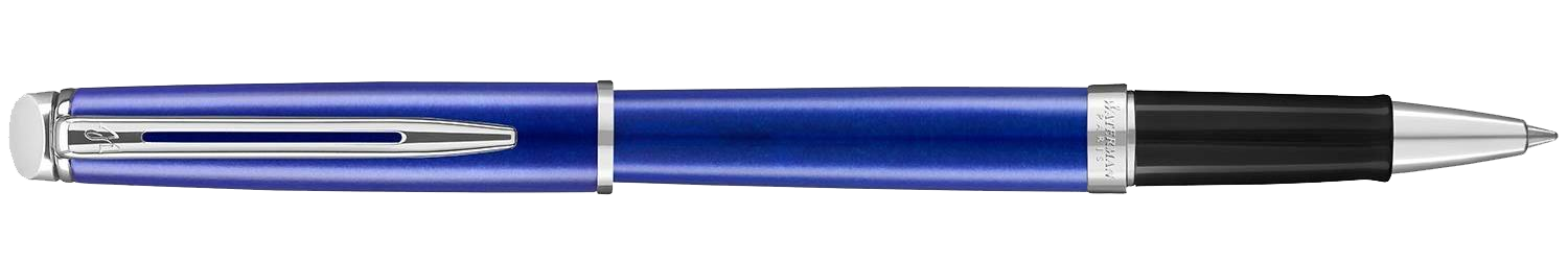 

Ручка роллер Waterman Hemisphere, черный, лак, сталь, колпачок, подарочная упаковка (2042969), Hemisphere