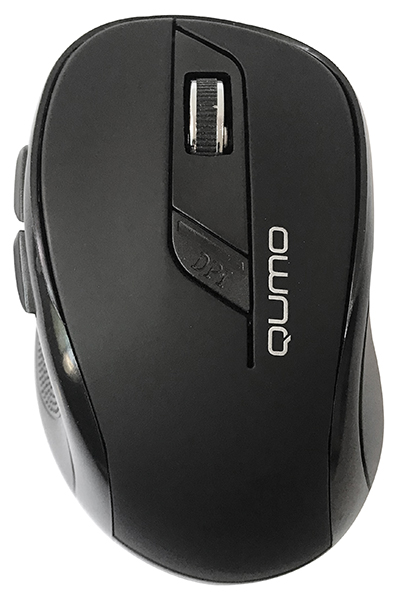 

Мышь беспроводная Qumo Line M78, 1600dpi, оптическая светодиодная, USB, черный (31227), Line M78