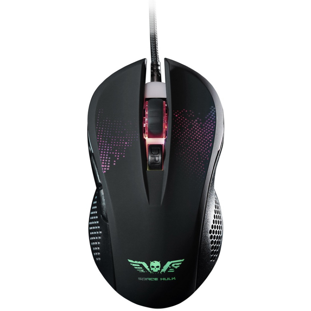 

Мышь проводная SmartBuy RUSH Space Hulk 735G-K, 6400dpi, оптическая светодиодная, USB, черный (SBM-735G-K), RUSH Space Hulk 735G-K