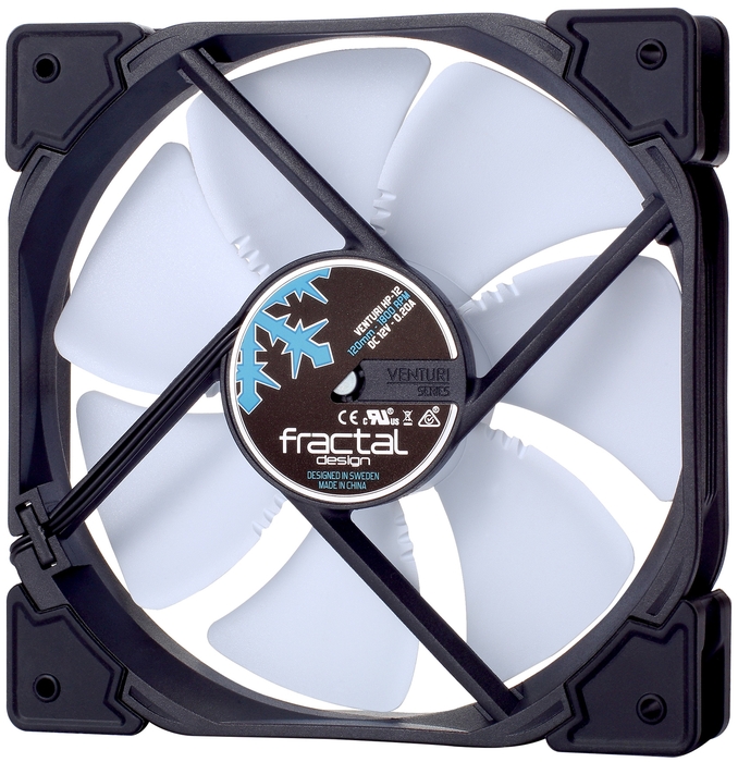 

Вентилятор Fractal Design Venturi HP-12 PWM, 120 мм, 1800rpm, 31.7 дБ, 4-pin PWM, 1шт (FD_FANVENTHP12PWMBK), Venturi HP-12 PWM