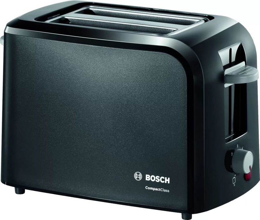 

Тостер Bosch TAT3A013 980Вт, подогрев, размораживание, черный (TAT3A013), TAT3A013