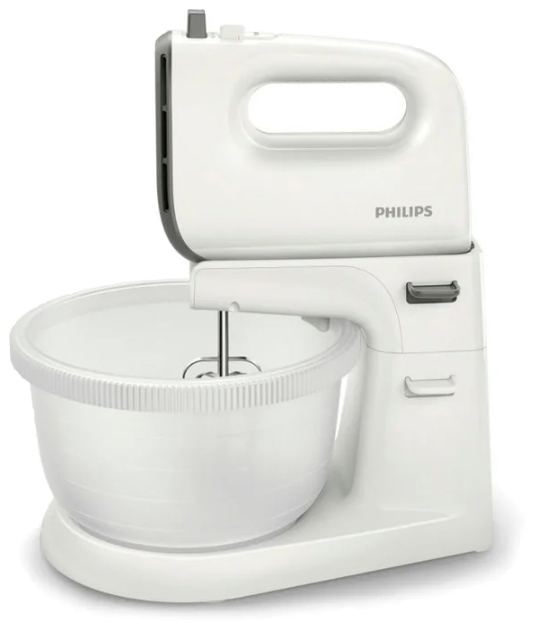 

Миксер стационарный Philips Viva Collection HR3745/00 450 Вт, белый/серый (HR3745/00), HR3745/00