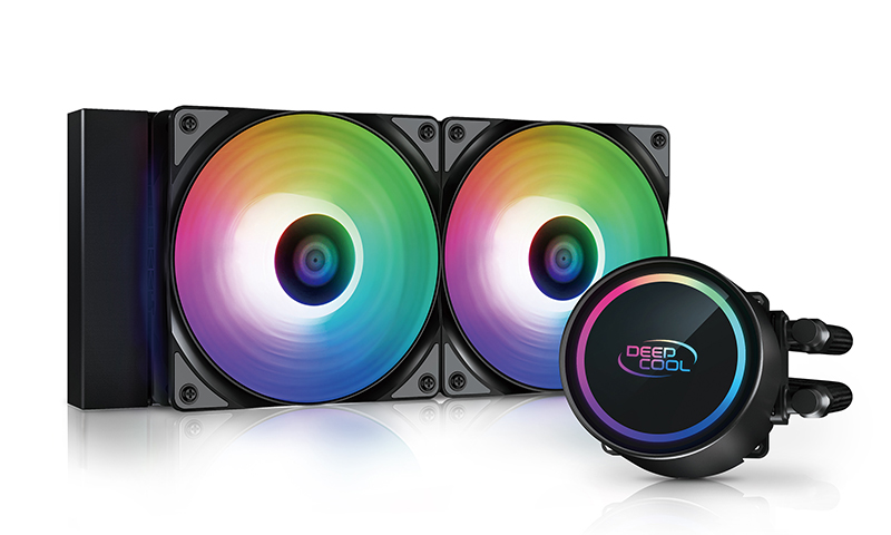 Жидкостное охлаждение Deepcool GAMMAXX L240 A-RGB, 220 Вт, 2x120 мм