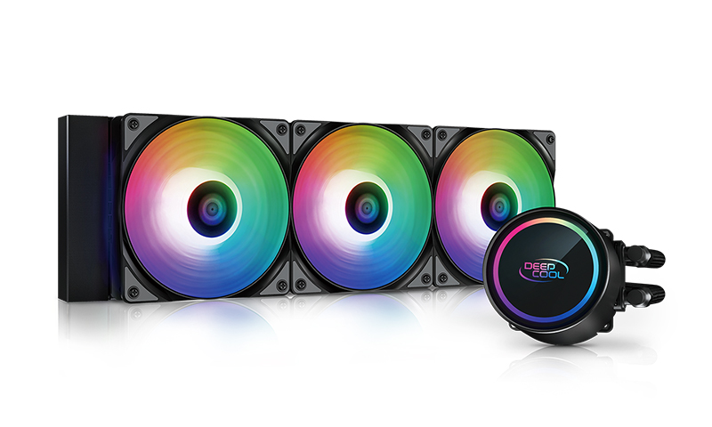 Жидкостное охлаждение Deepcool GAMMAXX L360 A-RGB для Socket 115x/2066/2011/2011-3/1356/1366/1200/AM4/AM3/AM3+/FM1/AM2+/FM2/FM2+, 250Вт, 3x120мм, ARGB (GAMMAXX_L360_A-RGB)