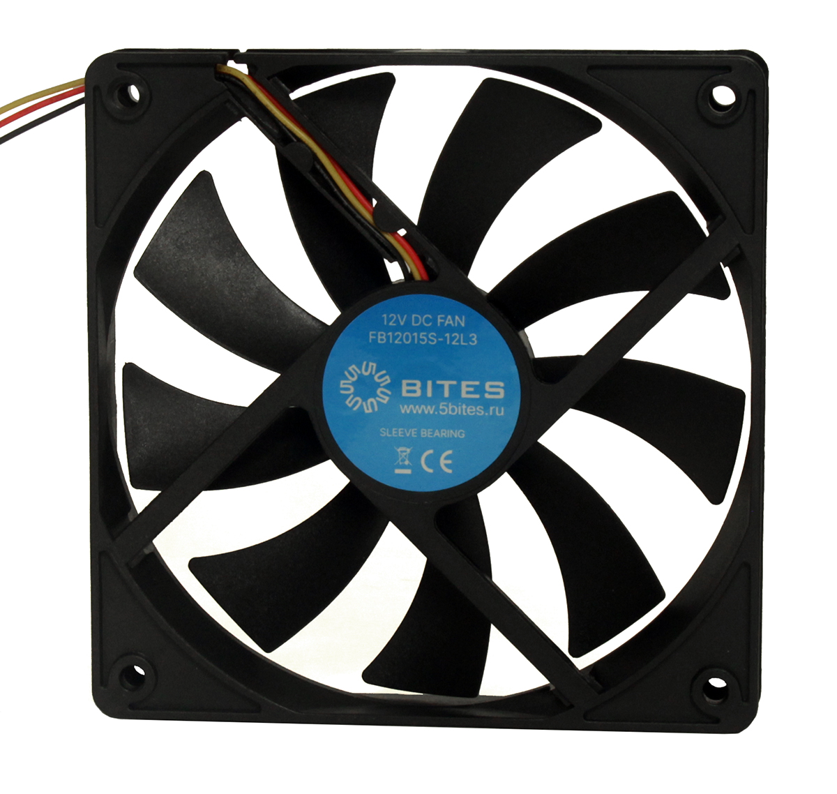 

Вентилятор 5BITES FB12015S-12L3, 120 мм, 1200rpm, 27 дБ, 3-pin, 1шт (FB12015S-12L3), FB12015S-12L3