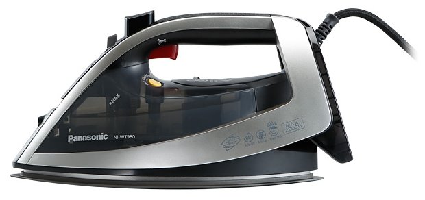 

Утюг Panasonic NI-WT980LTW, серебристый/черный, Еребристый/черный, NI-WT980-L