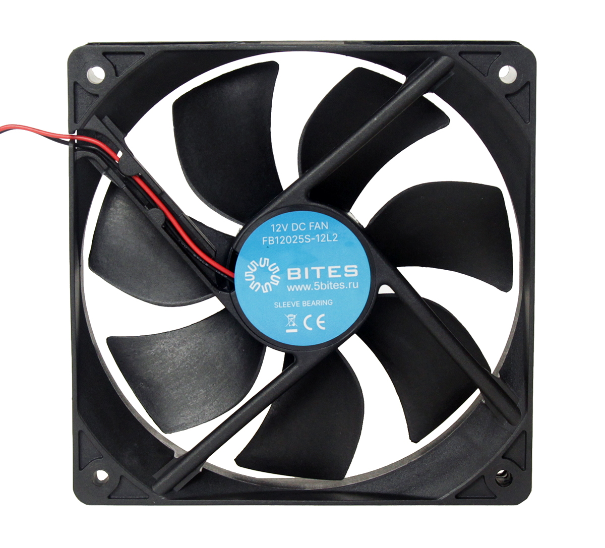

Вентилятор 5BITES FB12025S-12L2, 120 мм, 1200rpm, 29 дБ, 2-pin, 1шт (FB12025S-12L2), FB12025S-12L2