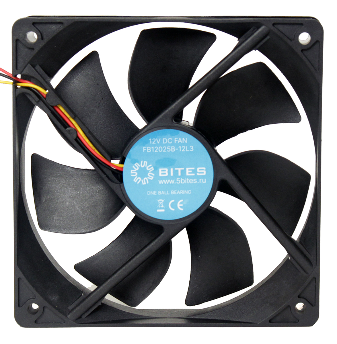 

Вентилятор 5BITES FB12025S-12L3, 120 мм, 1200rpm, 28 дБ, 3-pin, 1шт (FB12025S-12L3), FB12025S-12L3