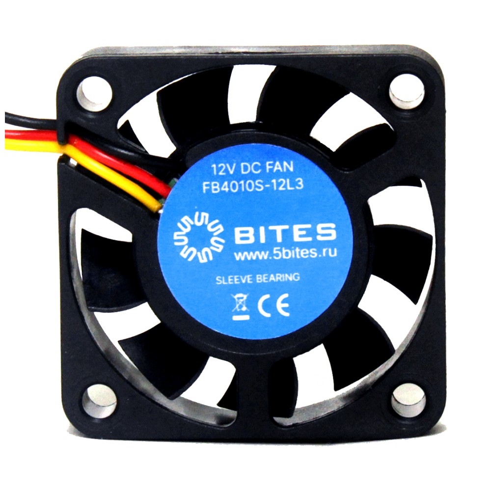 

Вентилятор 5BITES FB4010S-12L2, 40 мм, 5000rpm, 22 дБ, 2-pin, 1шт (FB4010S-12L2), FB4010S-12L2