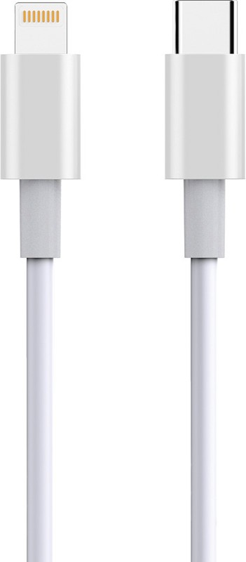 

Кабель USB 2.0 Type-C(m)-Lightning 8-pin(m), 2.4A быстрая зарядка, 1м, белый Smartbuy PD fast charging (iK-512FC white PD), PD fast charging