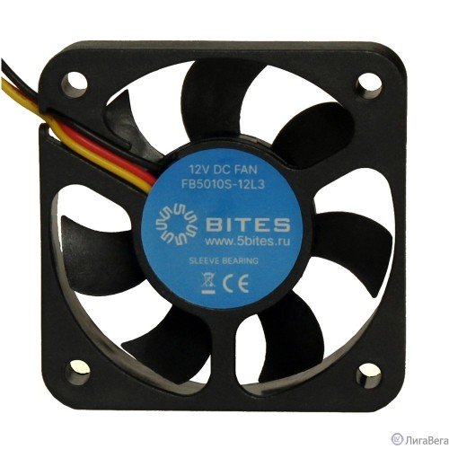 

Вентилятор 5BITES FB5010S-12L3, 50 мм, 4200rpm, 24 дБ, 3-pin, 1шт (FB5010S-12L3), FB5010S-12L3