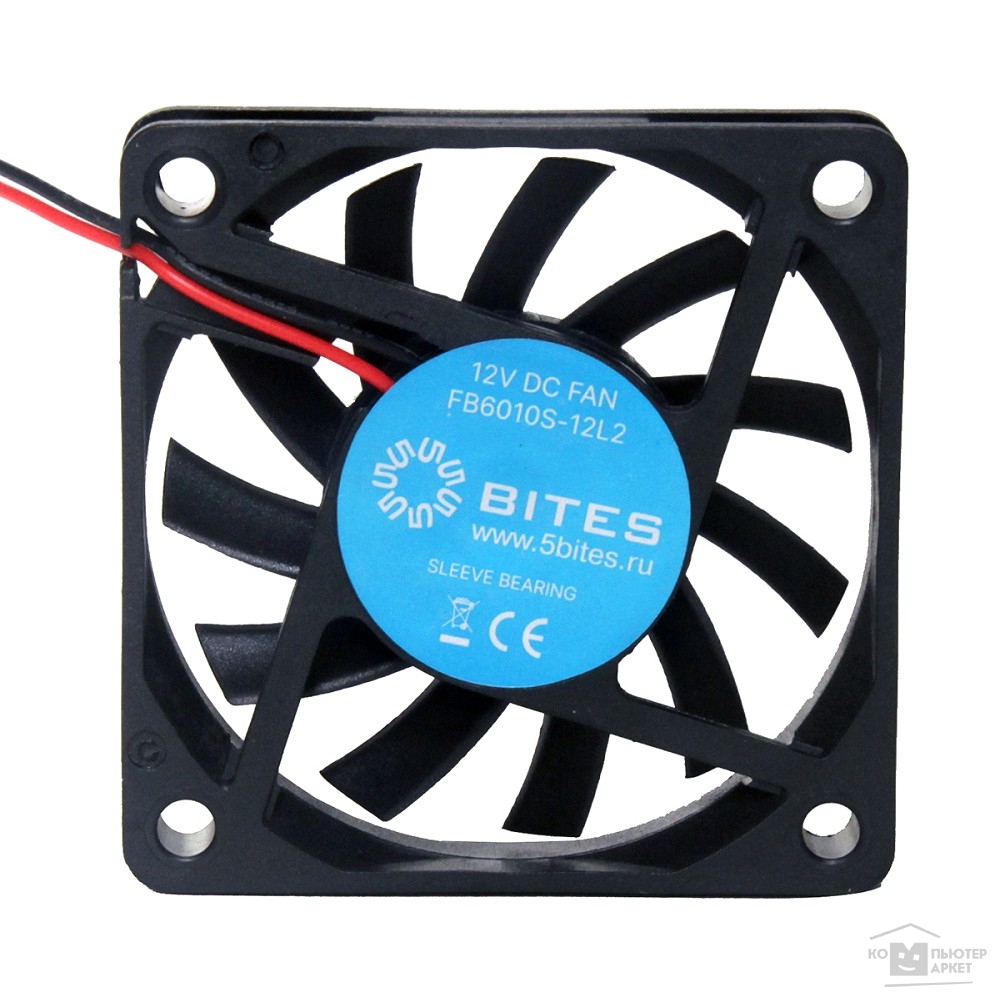 

Вентилятор 5BITES FB6010S-12L2, 60 мм, 3200rpm, 27 дБ, 2-pin, 1шт (FB6010S-12L2), FB6010S-12L2