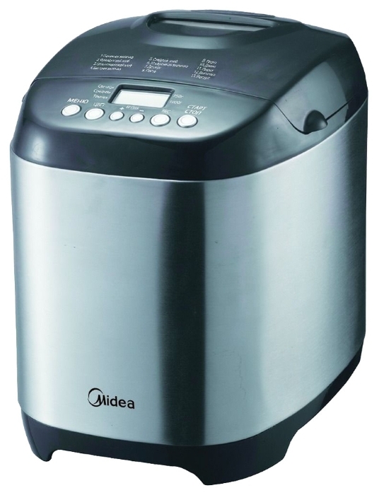 

Хлебопечь Midea BM-210BC-SS 580Вт, нержавеющая сталь/черный (BM-210BC-SS), BM-210BC-SS