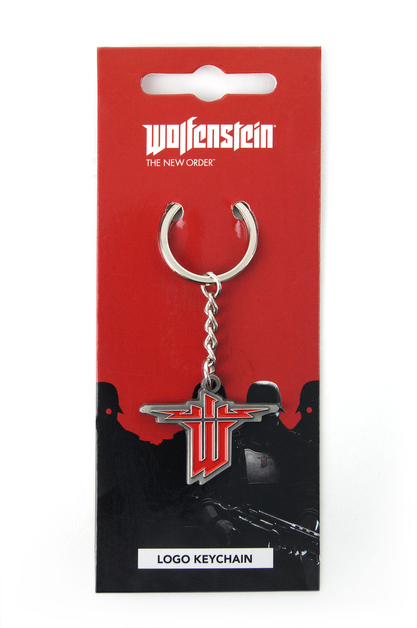 Брелок Gaya Entertainment Wolfenstein Logo, металл (4260354652522)