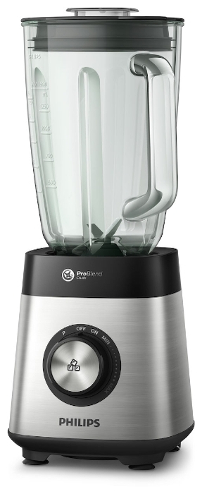 

Блендер стационарный Philips HR3571/90 1000 Вт, 22000 об./мин, 2л, серебристый (HR3571/90), HR3571/90