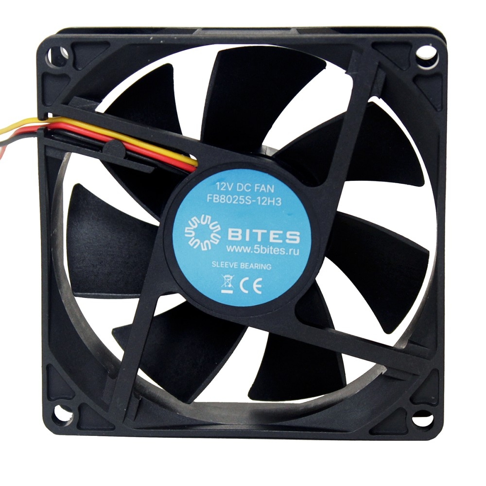 

Вентилятор 5BITES FB8025S-12H3, 80 мм, 3000rpm, 30 дБ, 3-pin, 1шт (FB8025S-12H3), FB8025S-12H3