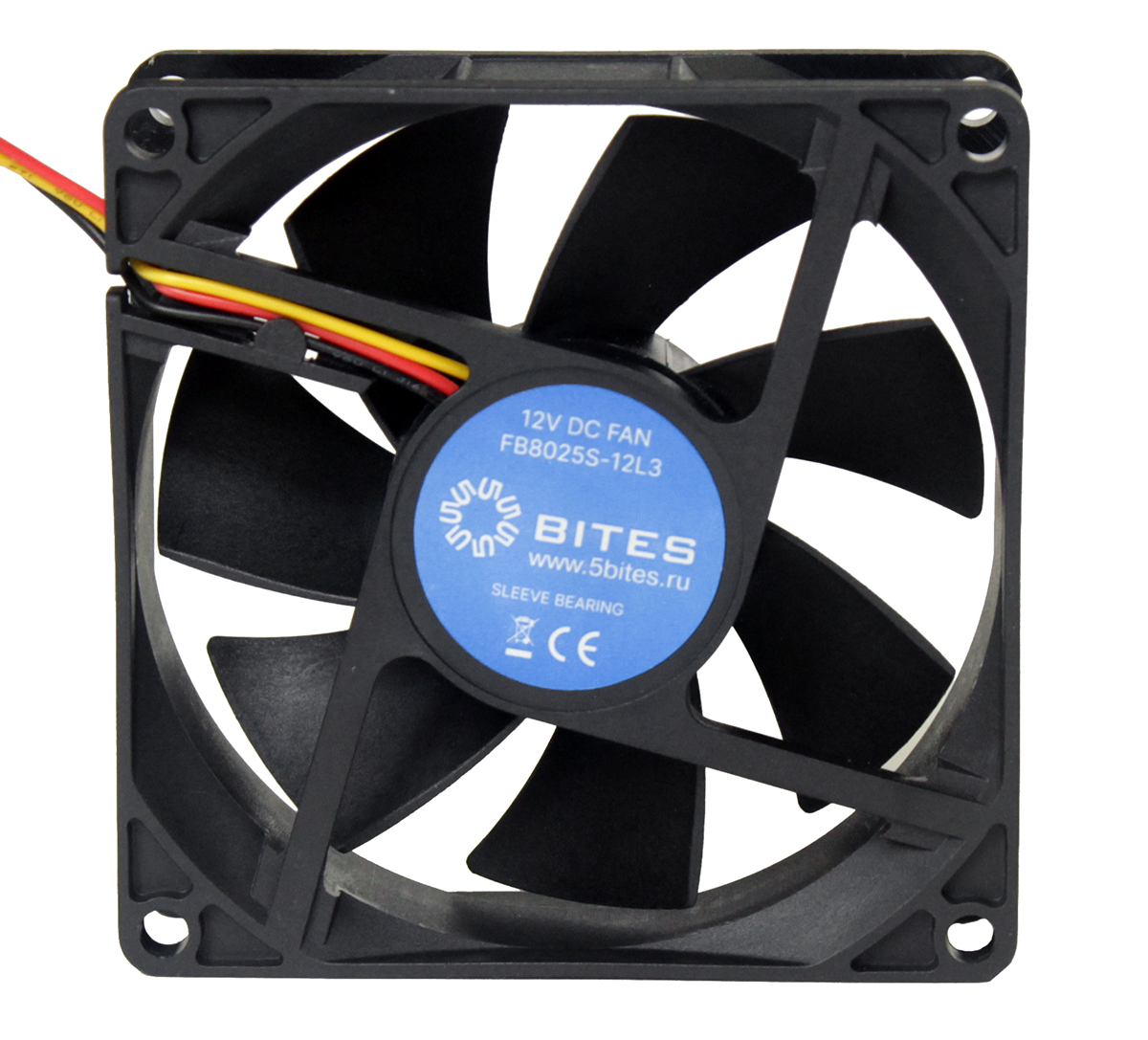 

Вентилятор 5BITES FB8025S-12L3, 80 мм, 2000rpm, 22 дБ, 3-pin, 1шт (FB8025S-12L3), FB8025S-12L3