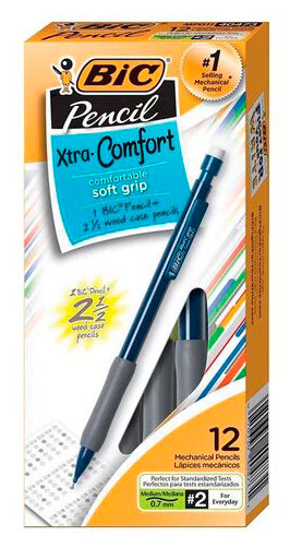 

Карандаш механический 0.7мм HB, с ластиком, пластик, черный, BIC MATIC GRIP (890284 ), MATIC GRIP