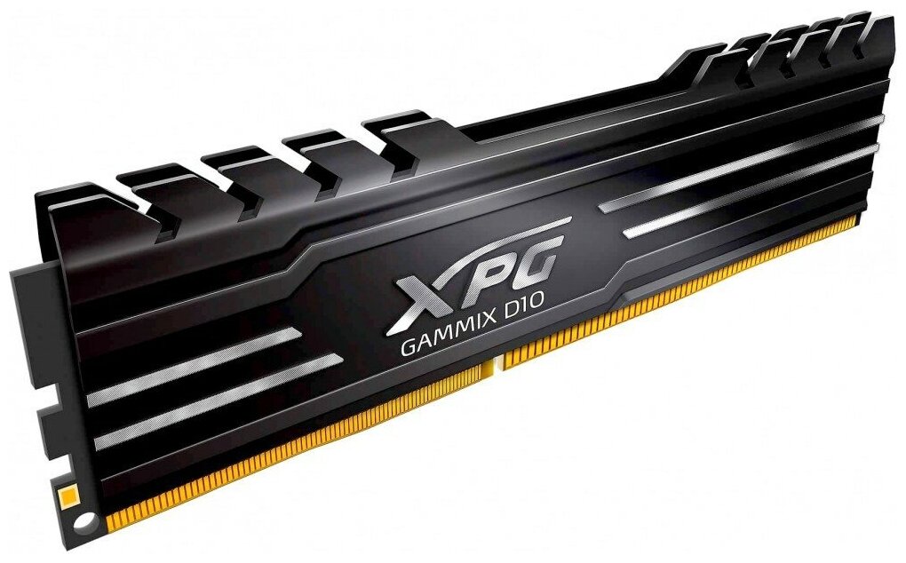 

Память DDR4 DIMM 16Gb, 3200MHz, CL16, 1.35 В, ADATA, XPG GAMMIX D10 Black (AX4U320016G16A-SB10), AX4U320016G16A-SB10