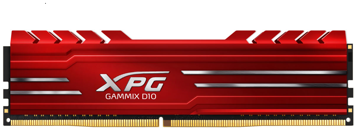 

Память DDR4 DIMM 16Gb, 3200MHz, CL16, 1.35 В, ADATA, XPG GAMMIX D10 Red (AX4U320016G16A-SR10), AX4U320016G16A-SR10