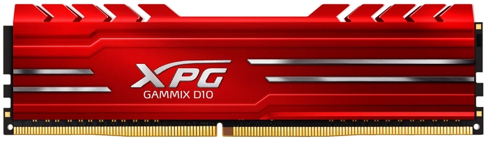 

Память DDR4 DIMM 8Gb, 3200MHz, CL16, 1.35 В, ADATA, XPG GAMMIX D10 Red (AX4U32008G16A-SR10), AX4U32008G16A-SR10