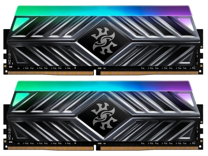 

Комплект памяти DDR4 DIMM 16Gb (2x8Gb), 3200MHz, CL16, 1.35 В, ADATA, XPG SPECTRIX D41 RGB (AX4U32008G16A-DT41), AX4U32008G16A-DT41