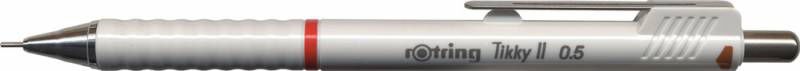 

Карандаш механический 0.5мм, металл/пластик, белый, Rotring TIKKY (1904698), TIKKY