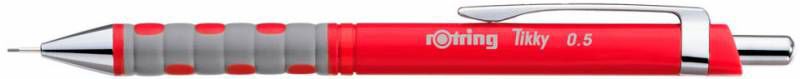 

Карандаш механический 0.5мм, пластик/металл, красный, Rotring TIKKY (1904699), TIKKY