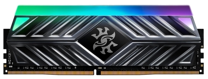 Память DDR4 DIMM 8Gb, 3200MHz, CL16, 1.35V ADATA XPG SPECTRIX D41 RGB (AX4U32008G16A-ST41) - фото 1