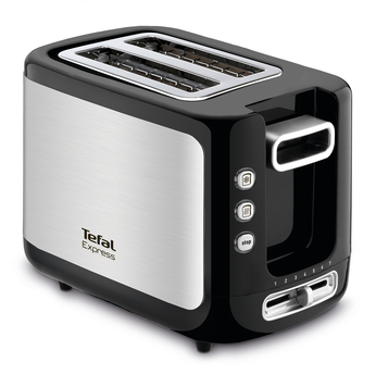Тостер Tefal TT365031, черный/серебристый