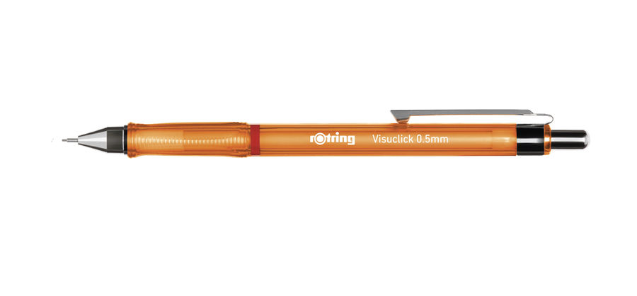 

Карандаш механический 0.5мм HB, пластик/металл, оранжевый, Rotring VISUCLICK (2089093 ), VISUCLICK