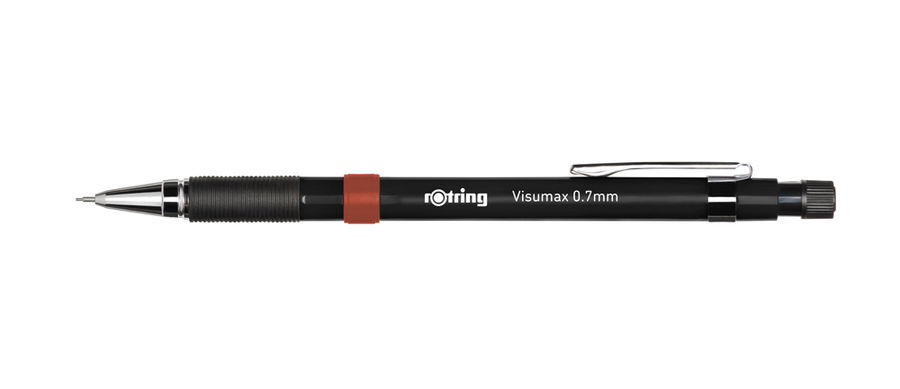 

Карандаш механический 0.7мм, пластик/металл, черный, Rotring VISUMAX (2089096), VISUMAX