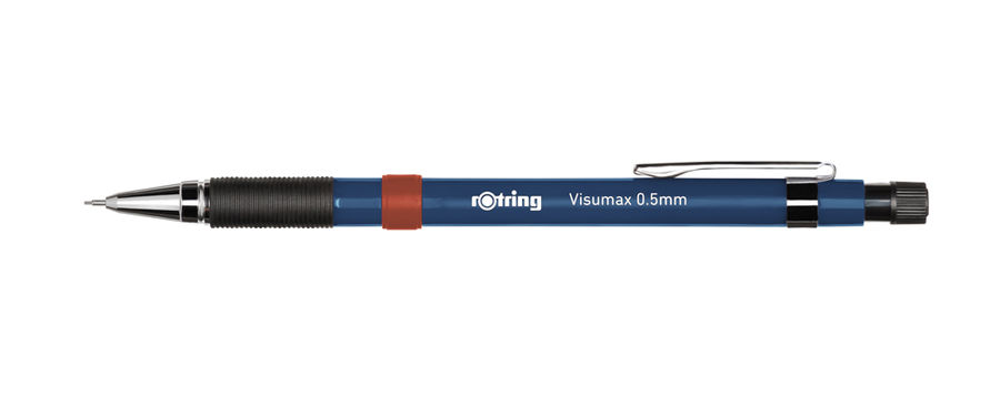 

Карандаш механический 0.5мм, пластик/латунь, синий, Rotring VISUMAX (2089102), VISUMAX