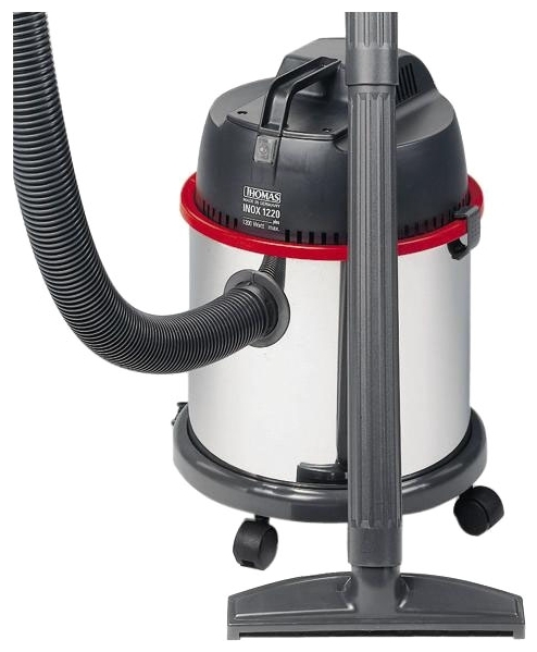 

Пылесос Thomas Inox 1520 plus 1.5 кВт, 20 л, 5 м, нержавеющая сталь/черный (786182), Inox 1520 plus