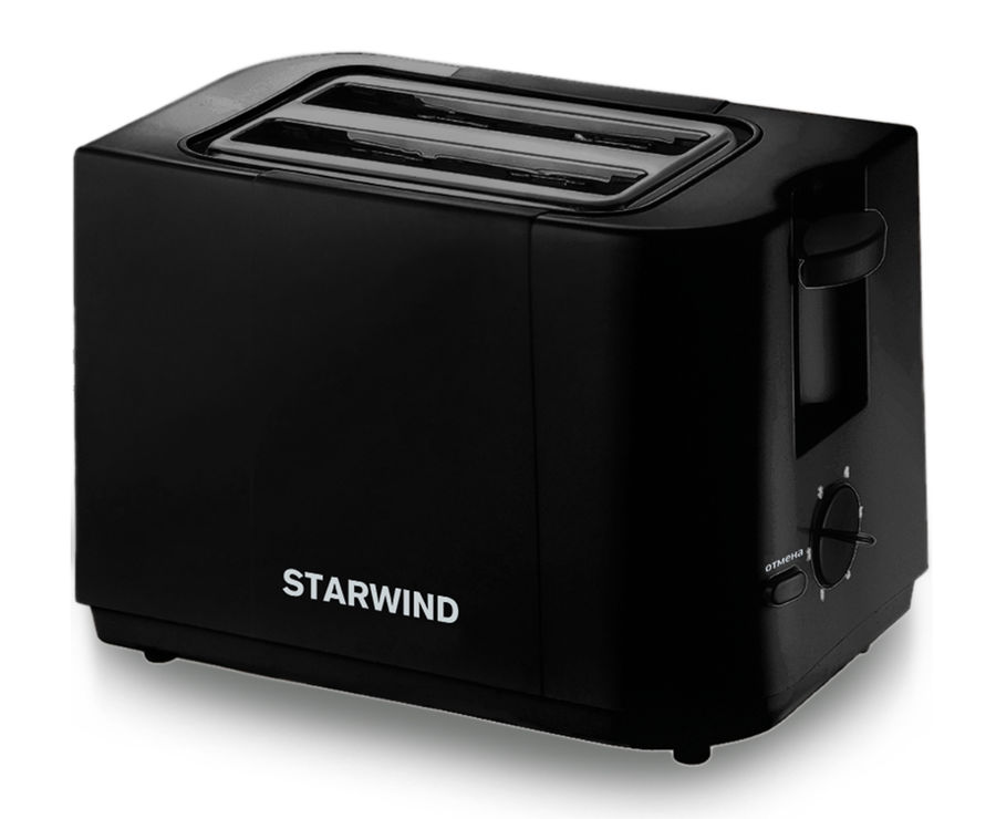 

Тостер Starwind ST2103 700 Вт, черный (ST2103), ST2103